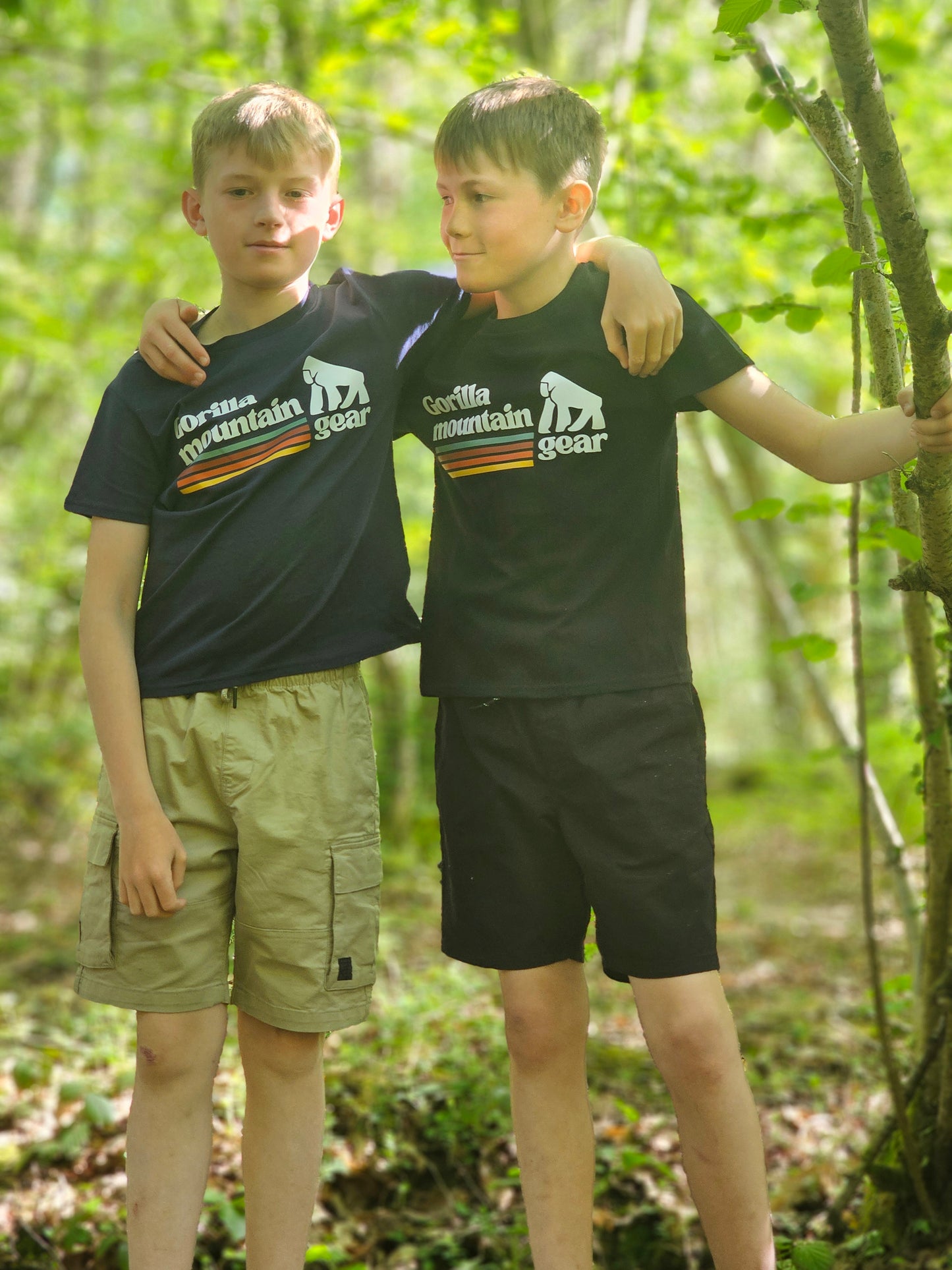 Kids Short Sleeve Originals T Shirt Navy Blue