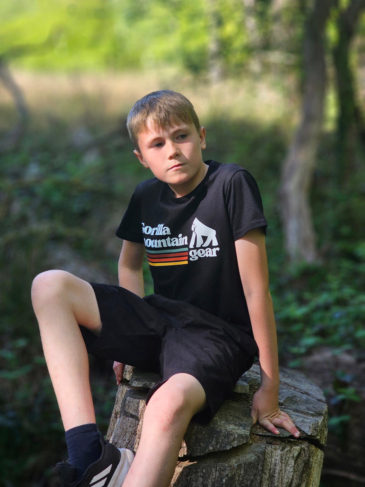 Kids Short Sleeve Originals T Shirt Black