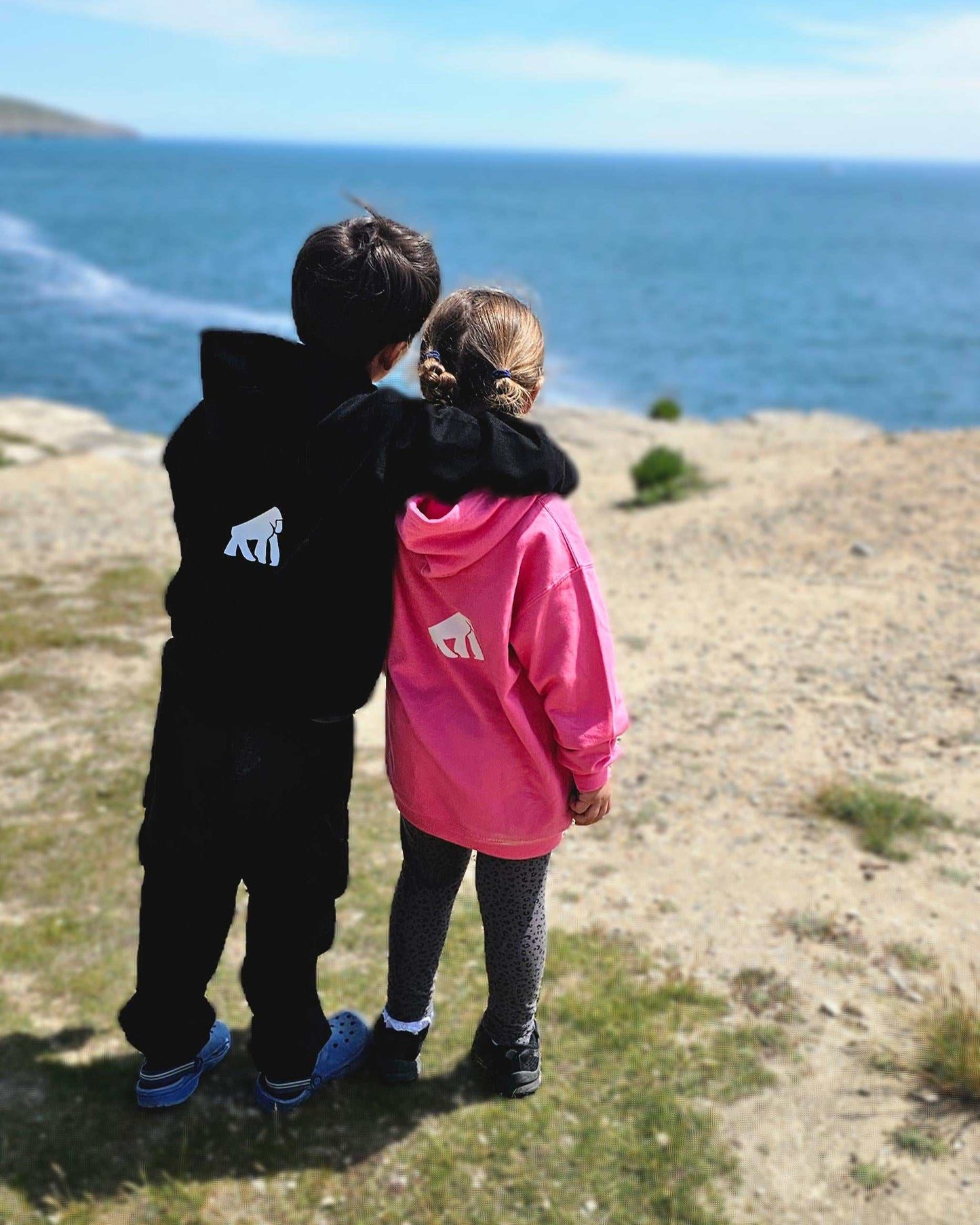 Kids' Black Originals Logo Hoodie