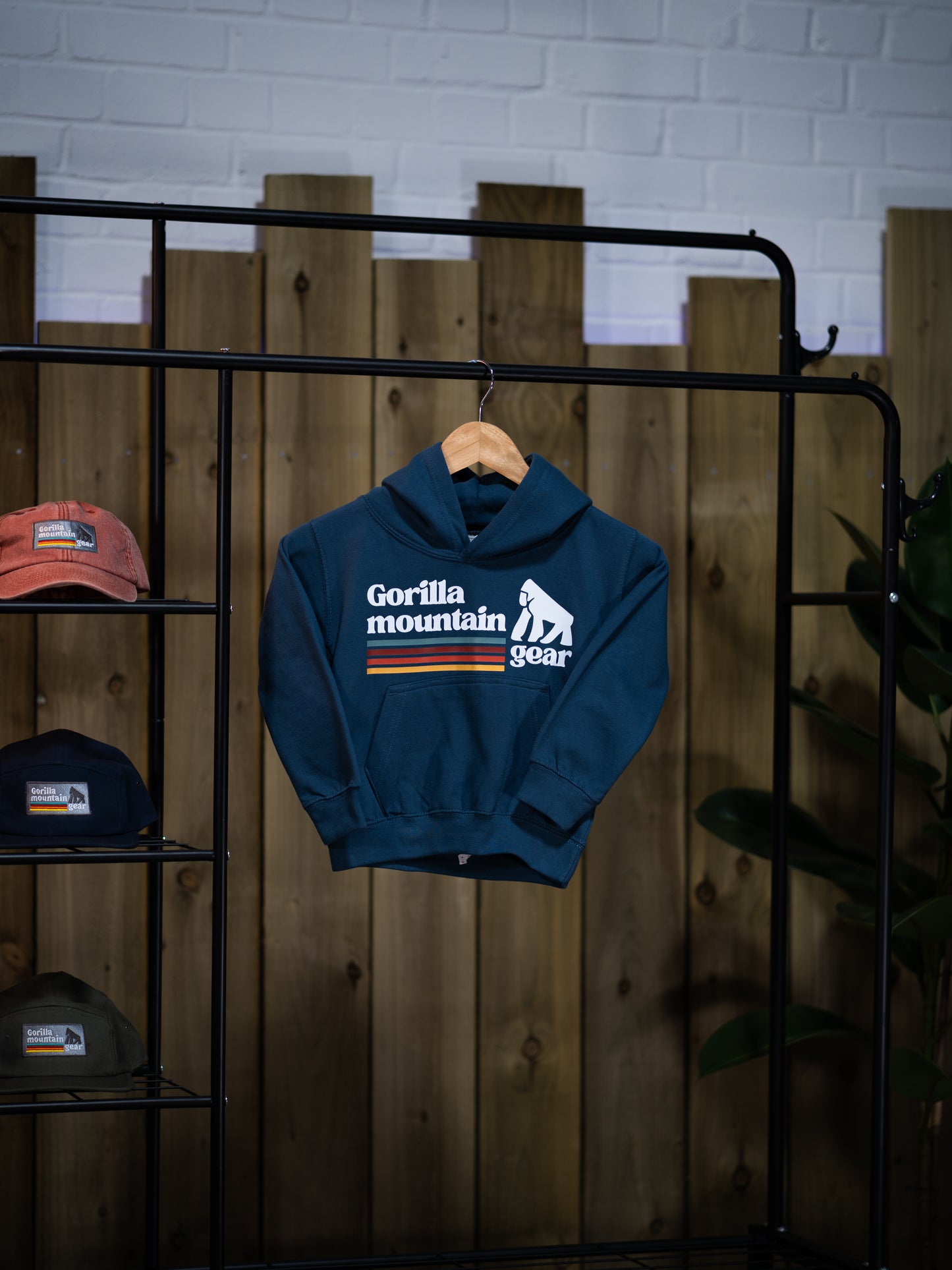 Kids' Blue Originals Logo Hoodie