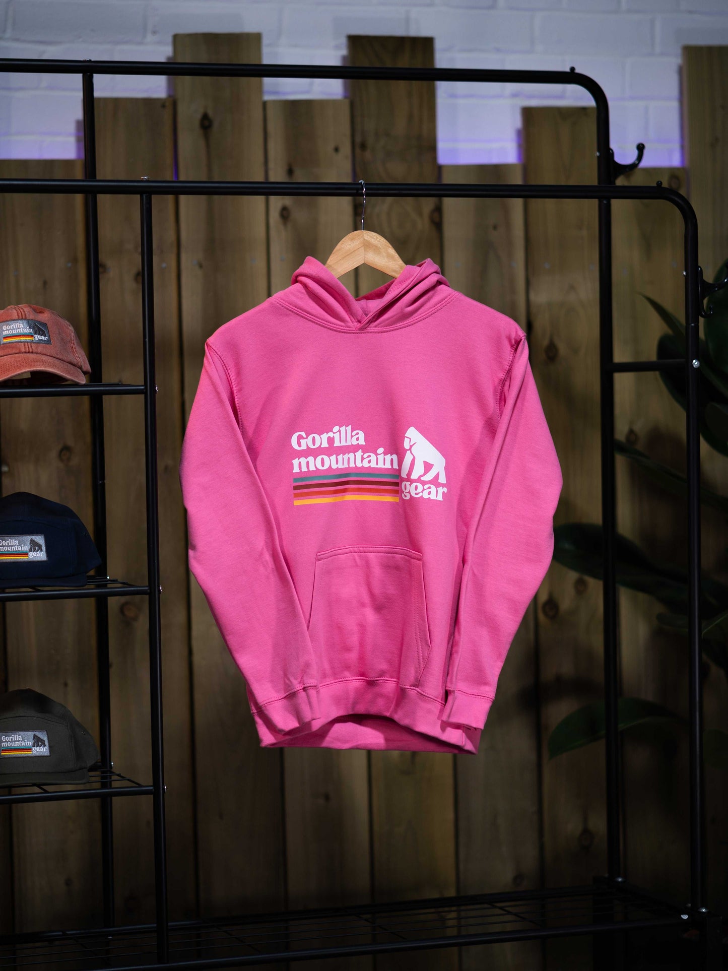 Kids' Pink Originals Logo Hoodie