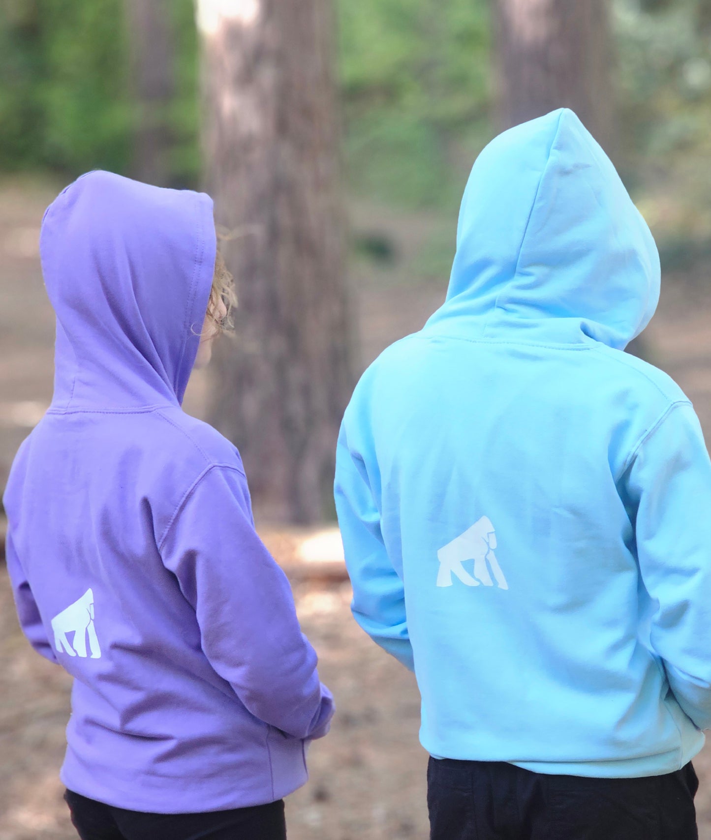Kids' Purple Originals Logo Hoodie
