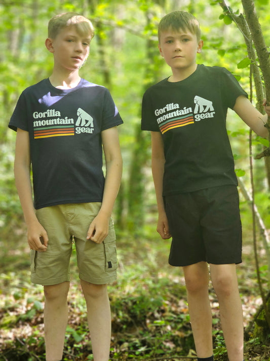 Kids Short Sleeve Originals T Shirt Navy Blue