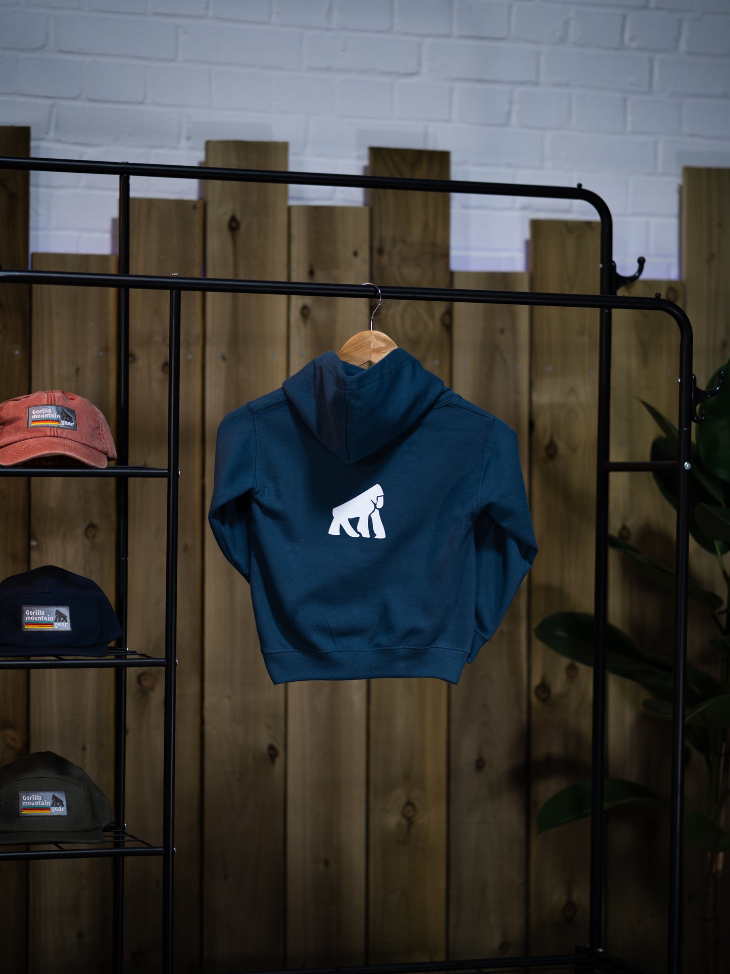 Kids' Blue Originals Logo Hoodie