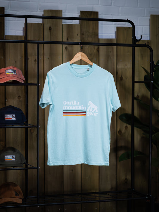 Pastel Blue Originals Logo T Shirt