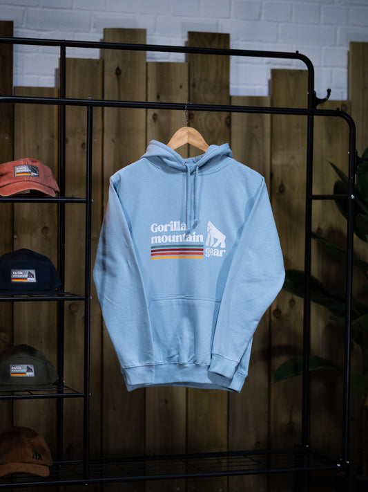 Pastel Blue Originals Logo Hoodie