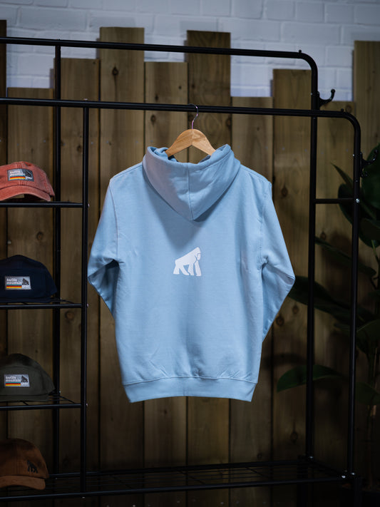 Pastel Blue Originals Logo Hoodie