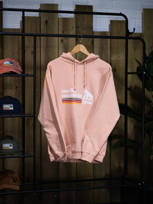 Pastel Peach Originals Logo Hoodie