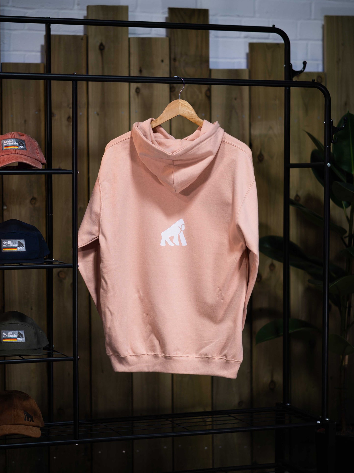 Pastel Peach Originals Logo Hoodie