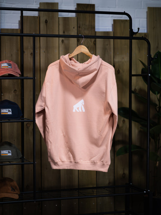 Pastel Peach Originals Logo Hoodie