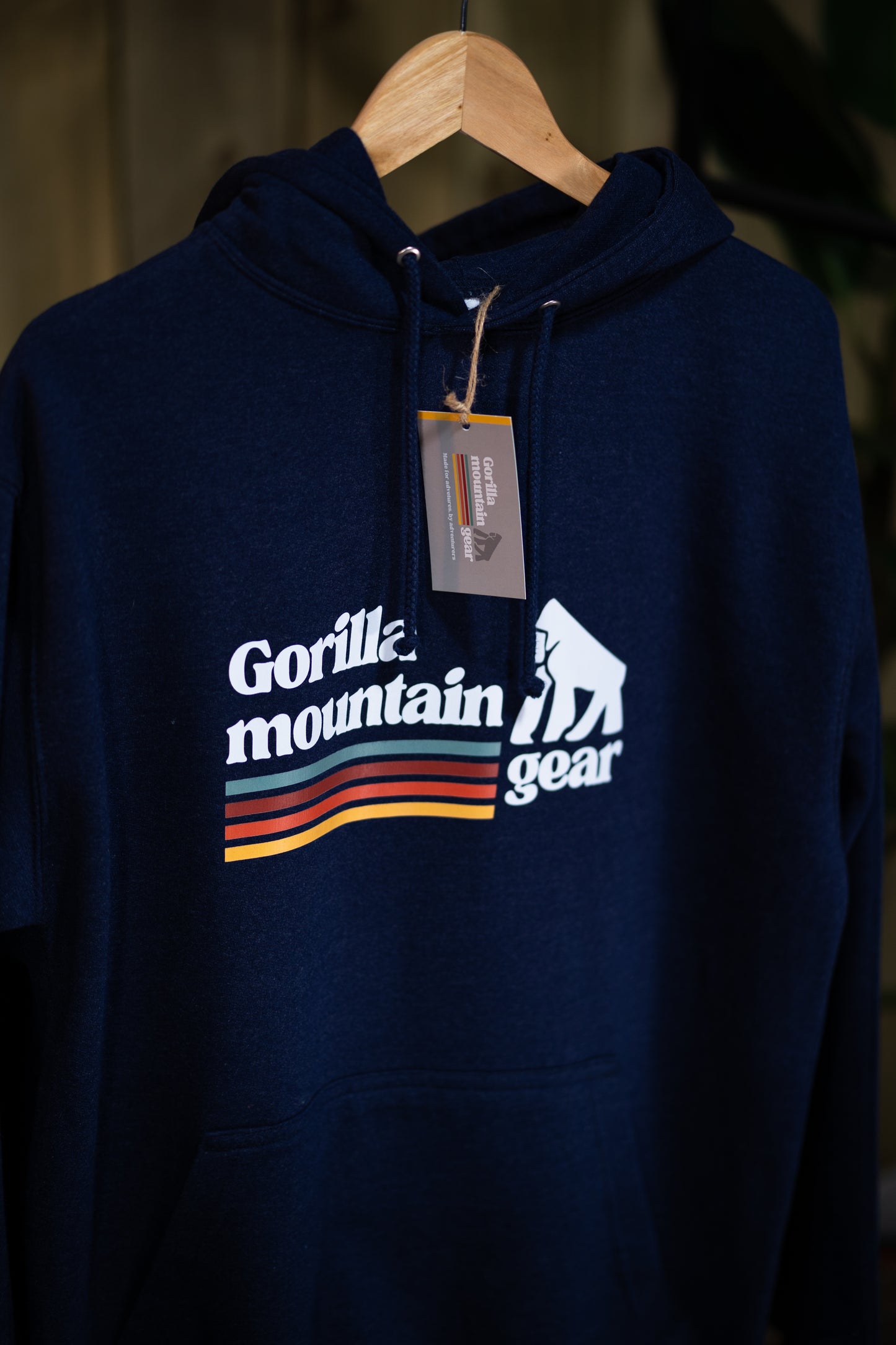 Navy Originals Logo Hoodie