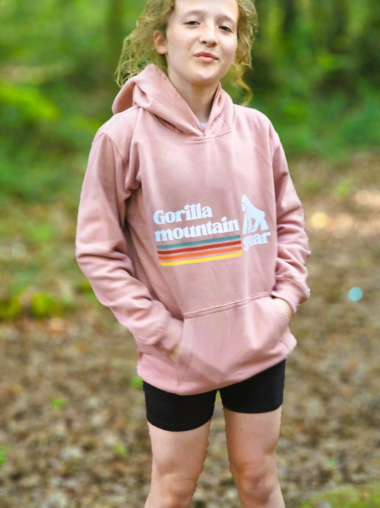 Kids' Dusty Pink Originals Logo Hoodie